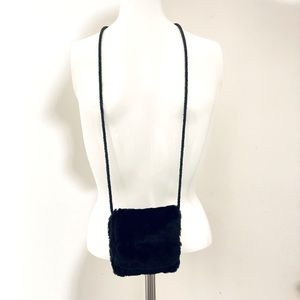 NWOT Tiny Faux Fur Purse